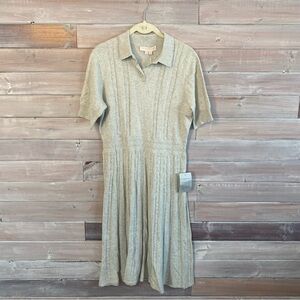 Gal meets glam Elliott grey sweater dress large nwt